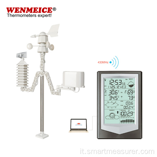 2020 Nuova stazione meteorologica colorata Mini stazione meteorologica wireless con archiviazione dati